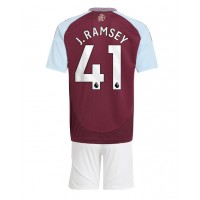 Aston Villa Jacob Ramsey #41 Replika babykläder Hemmaställ Barn 2024-25 Kortärmad (+ korta byxor)